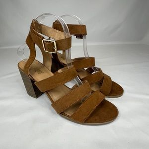 Brash Strappy Block Heel Sandals Size 8.5